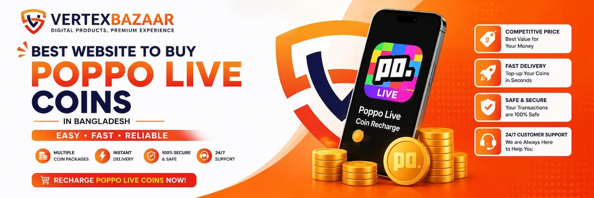Best Website to Recharge Poppo Live Coins in Bangladesh