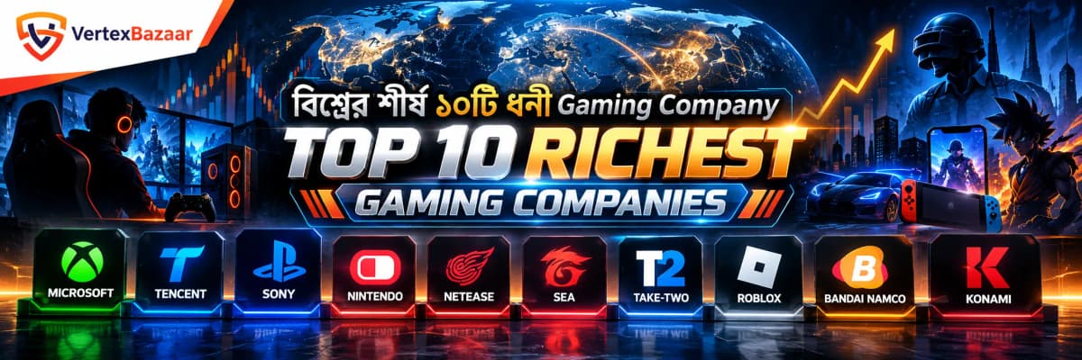 বিশ্বের শীর্ষ ১০টি ধনী Gaming Company | Top 10 Richest Gaming Companies