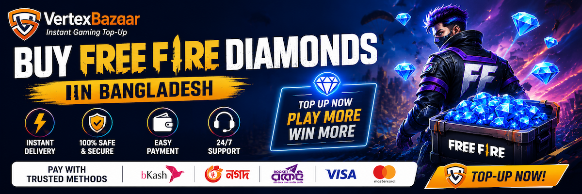 Buy Free Fire Diamonds in Bangladesh – Fast, Safe & Instant Top-Up Guide